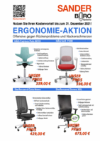 Sander Bürosysteme - Ergonomie-Aktion 